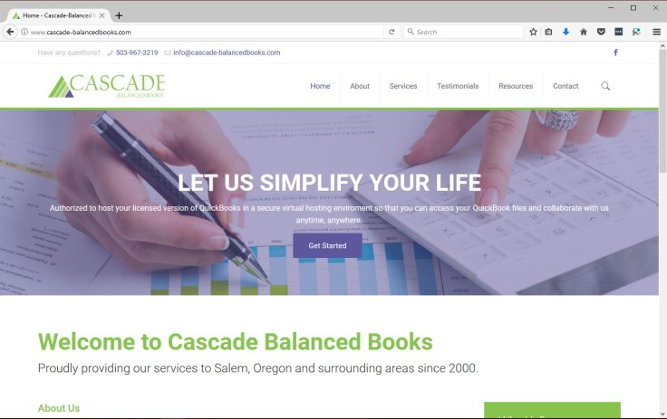 Cascade balanced Books website new